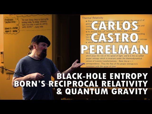 Carlos Castro Perelman - Thermal Relativity & Corrections to Black-Hole Entropy