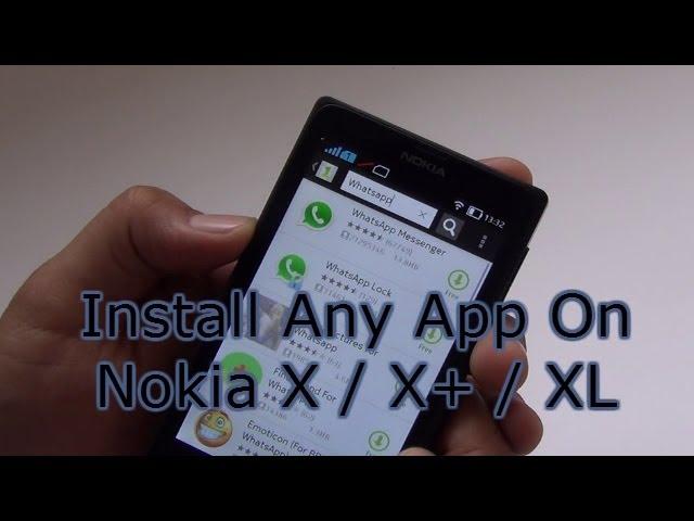 Easily Install Any Android App On Nokia X or X+ or XL