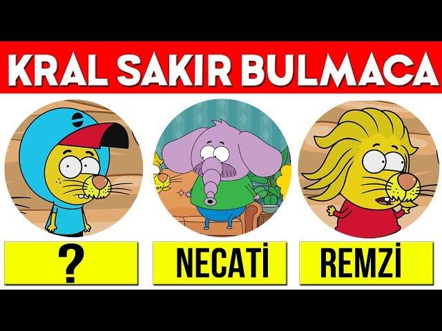 KRAL ŞAKİR KARAKTER BULMACASI!|Kral Şakir Karakterlerini Ne Kadar İyi Biliyorsun?  | Bul Bakalım