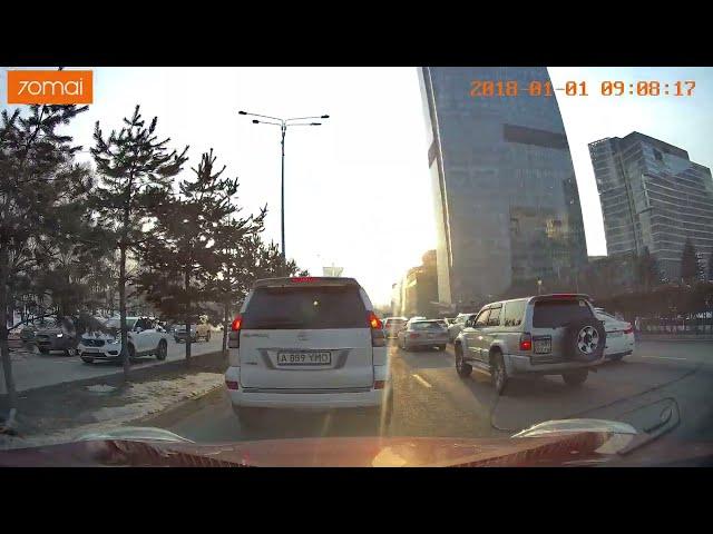 Almaty road trip. Вечерние пробки на проспекте Аль - Фараби. Февраль 2024. Kazakhstan. February 2024