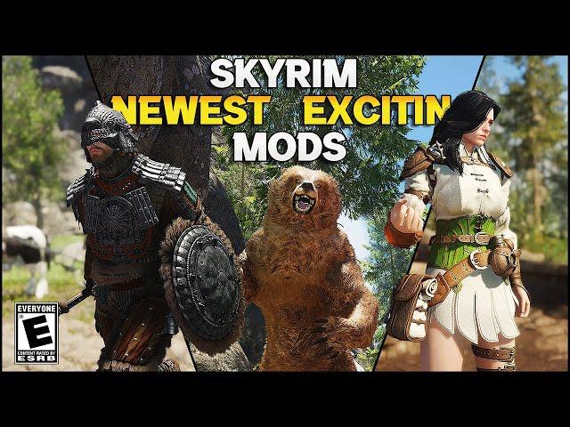 NEW BEST Skyrim Mods You Need To Try This September!