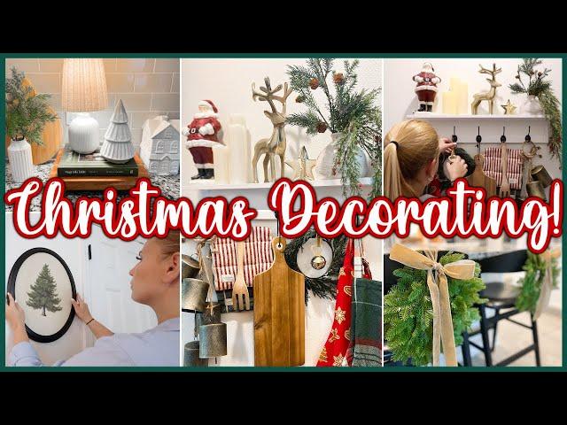  CHRISTMAS (in july) DECORATE WITH ME  | Festive Christmas Kitchen w/ Christmas Decorating Ideas