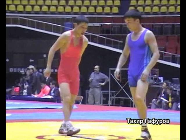 Борьба. Чемпионат Азии-2008. 55 кг 1\4 Улан Темирбеков (Кыргызстан)-Эрмек Кукетов (Казахстан)