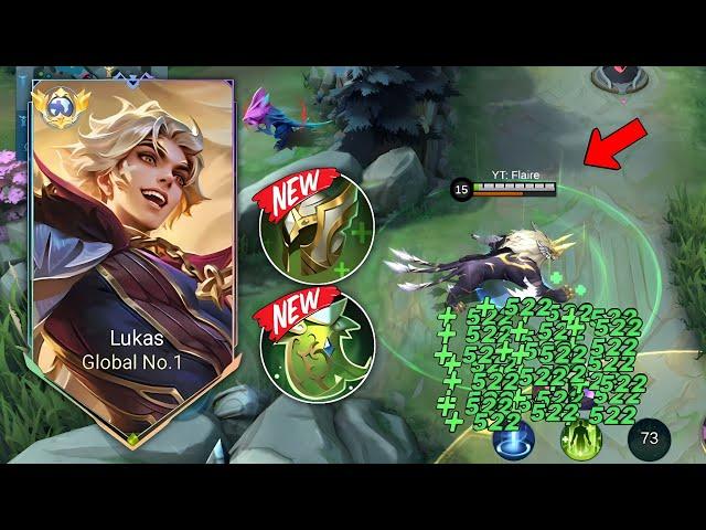 GLOBAL 1 LUCAS UNLIMITED REGEN AND HP HACK BUILD!! NEW BEST BUILD FOR NEW HERO LUCAS 2024