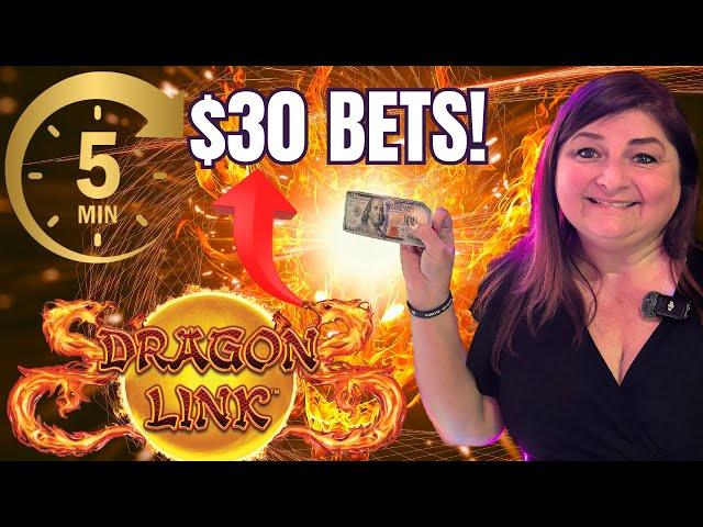 #17 $100 STUCK ON A BET SLOTS CHALLENGE! DRAGON LINKS  ELLIS ISLAND LAS VEGAS