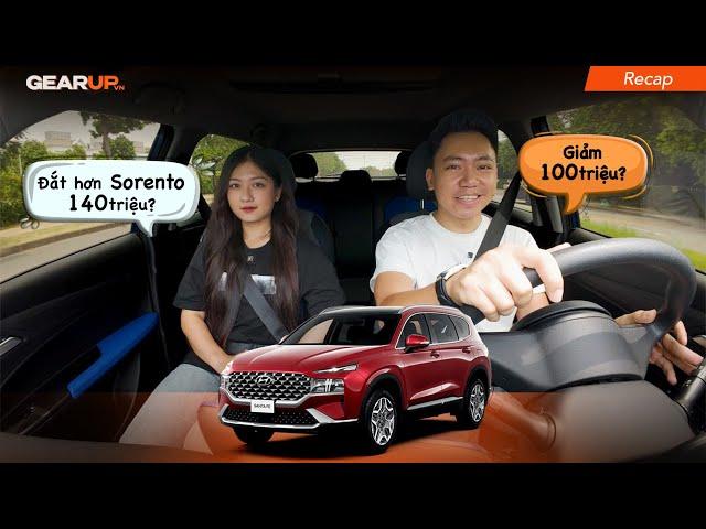 Hyundai SantaFe GIẢM GIÁ cả trăm triệu nhưng vẫn ĐẮT HƠN Sorento nhiều... | GU Recap 139