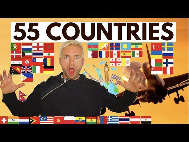 I Visited 55 Countries In 1 Year (crazy 2022!) Gus1thego | Gustav Rosted