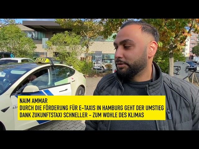 Bundesfahrplan eTaxi und Zukunftstaxi in Hamburg -