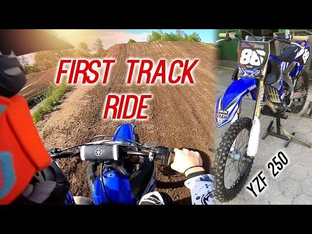 FIRST TEST RIDE YAMAHA 4 STROKE ON THE MX TRACK!