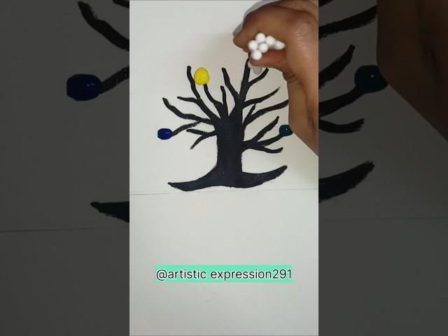 Tree painting #shorts #painting #ytshorts #tree #trending