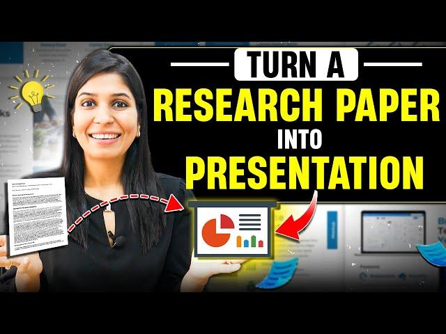 How to present a research PAPER as PRESENTATION