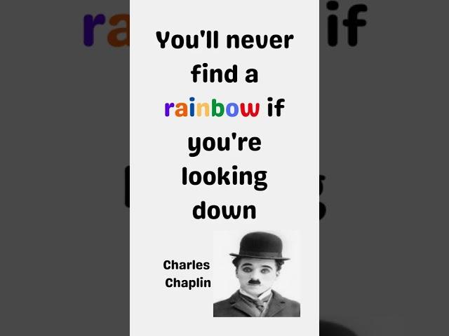 Beautiful Life - Charles Chaplin || Beautiful Words For Beautiful Life