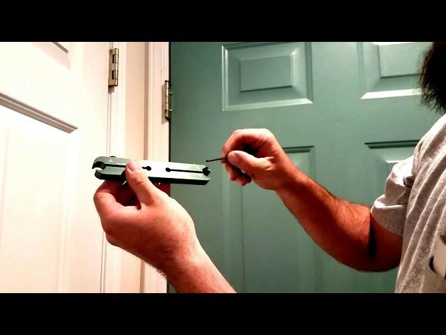 Hinge Dr. review how to use guide. The Hulk hinge wrench in action. Fix sagging doors