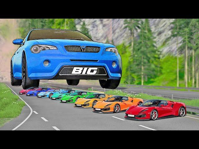From HUGE to TINY CARS vs EXTREME CRASH TESTS in BeamNG drive