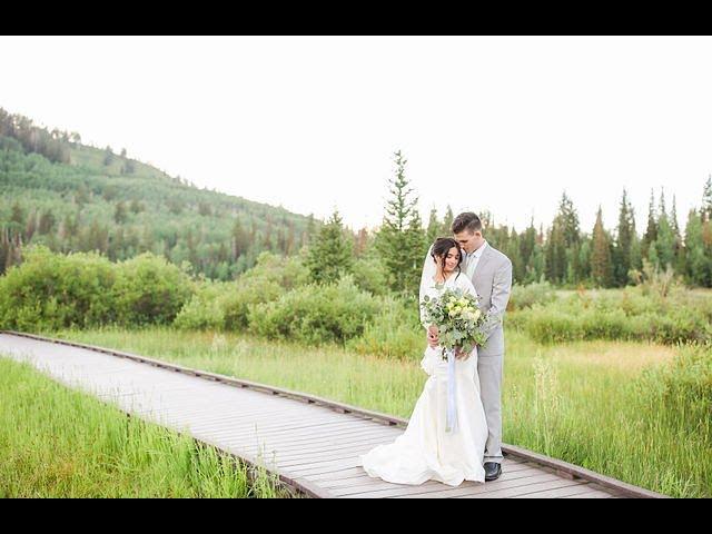 First Look in Beautiful Cottonwood Canyon | Maria & Bridger