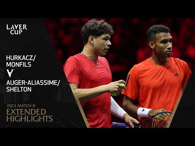 Hurkacz/Monfils v Auger-Aliassime/Shelton Extended Highlights | Laver Cup 2023 Match 8