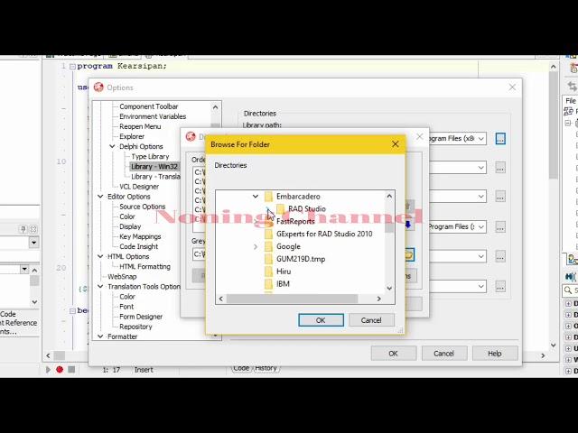 Cara mengatasi delphi error saat run - F1027 Unit not found