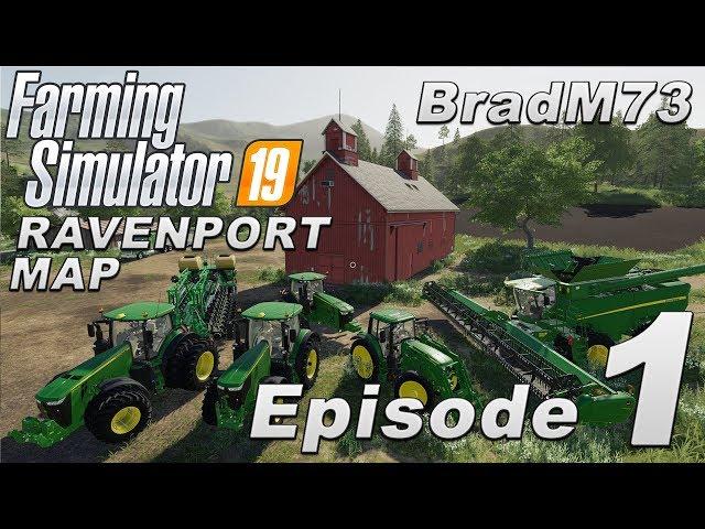 Farming Simulator 19 Let's Play - USA Map - Episode 1 - How to get started!!