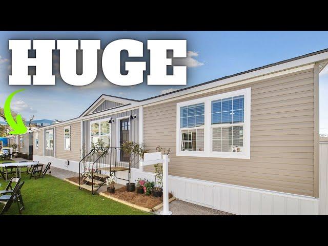 The "BIG DEAL!" This NEW prefab home is FILLED with TWISTS & TURNS! House Tour