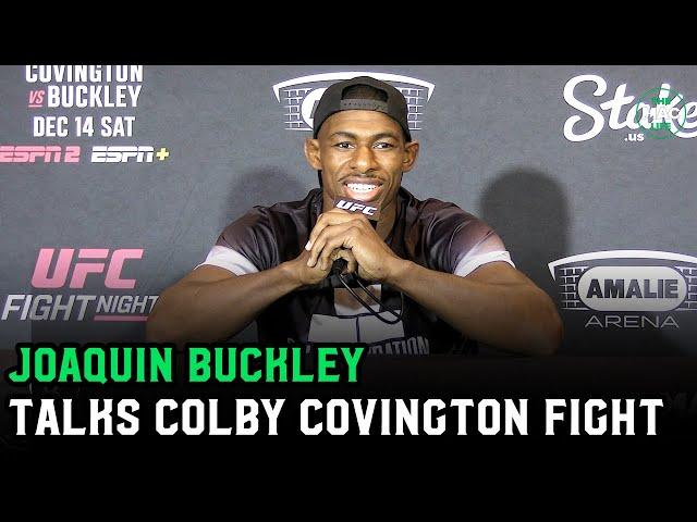 Joaquin Buckley: “Colby Covington was scared to train with me, and now he has to fight me”