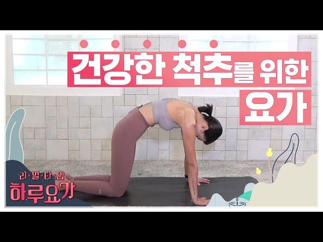 [하루요가] 하보람의 리얼타임 하루요가｜2화｜건강한 척추를 위한 요가 (Yoga for healthy spine)