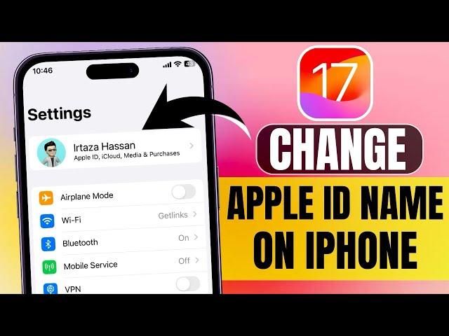 Change Apple ID Name on iOS 17 | How to Change ICloud Profile Name On iPhone & iPad (2024)