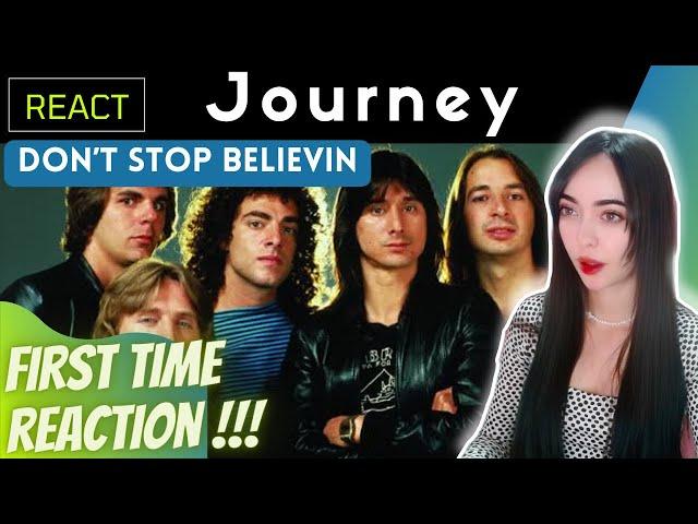 FIRST TIME REACTING to Journey - Don't Stop Believin'