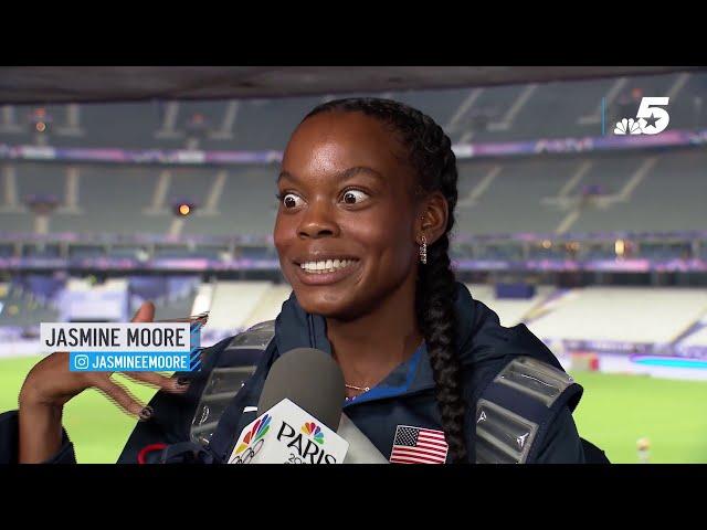 Harris in Paris: One on One with Olympic bronze medalist Jasmine Moore