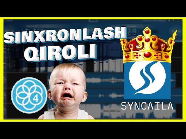 Syncaila programmasida videolarni Timecode bo'yicha oson sinxronlash mumkin lekin 95 dollarga