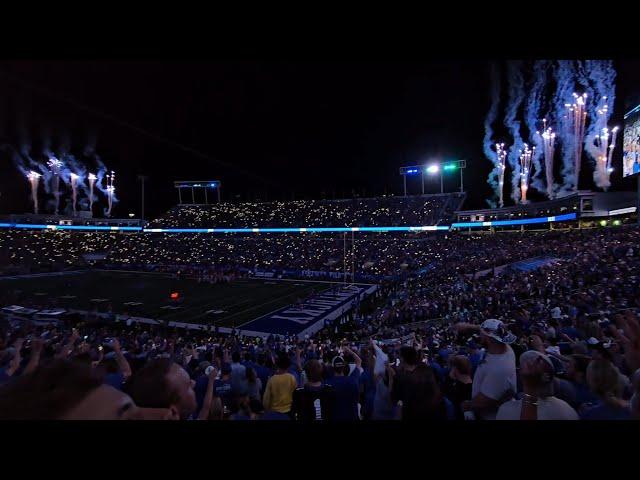 Kroger Field new light show and 4th quarter hype (September 13th, 2024)