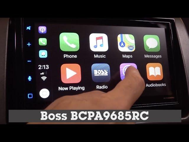 Boss BCPA9685RC Display and Controls Demo | Crutchfield Video