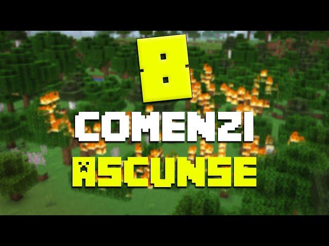 8 COMENZI ASCUNSE IN MINECRAFT!