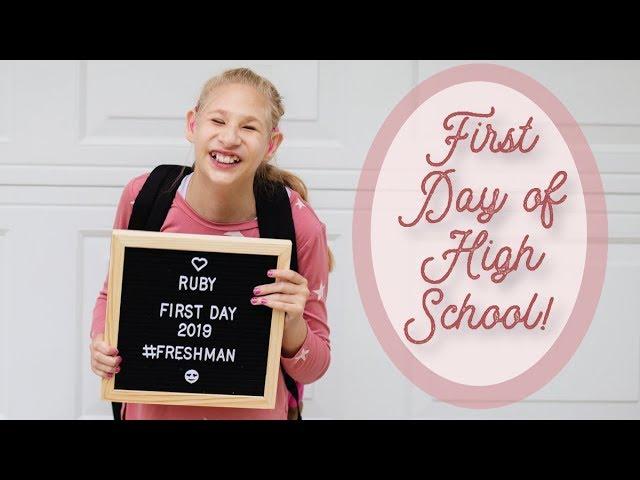 Ruby's First Day of HIGH SCHOOL! ️