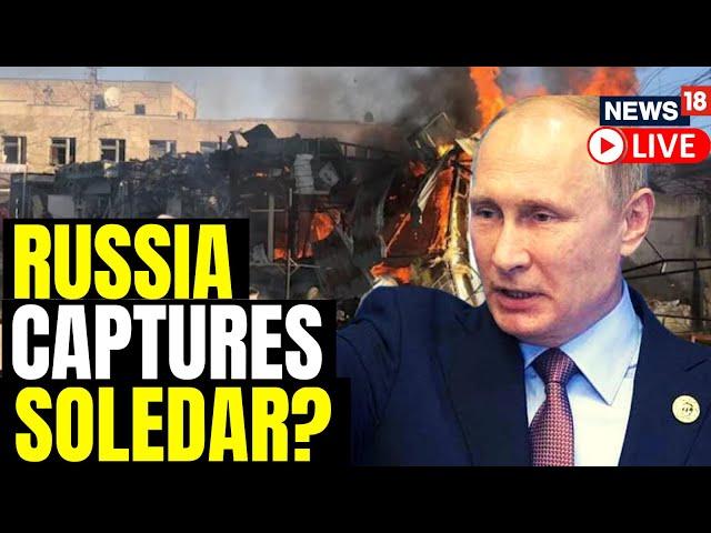Russia Intensifies Attack On Ukrainian Town Of Soledar | Russia Vs Ukraine War Update |  News18 LIVE