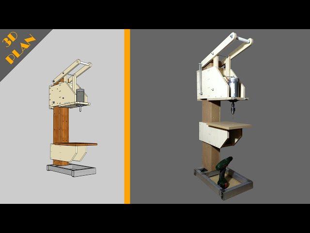 How to make a Drill Press / DIY Big Drill Press