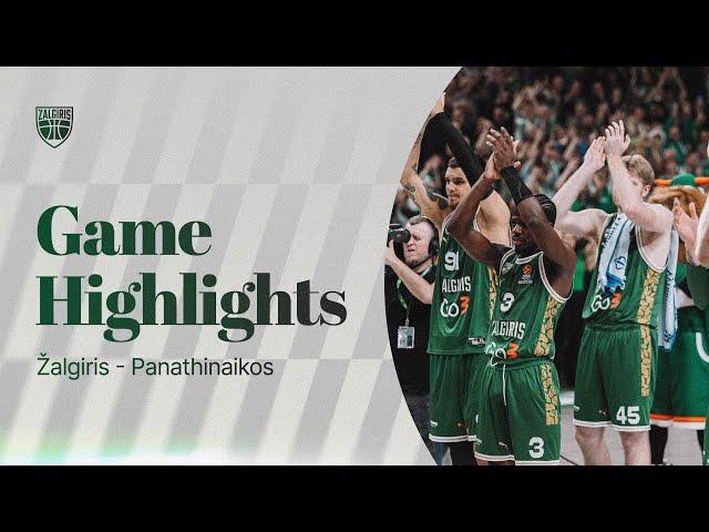 Žalgiris - Panathinaikos | Game Highlights | 2024.11.22