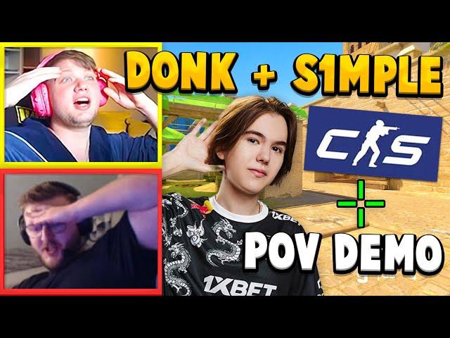 donk & s1mple DESTROY Team smooya in 15 Minutes! - FPL POV Demo CS2