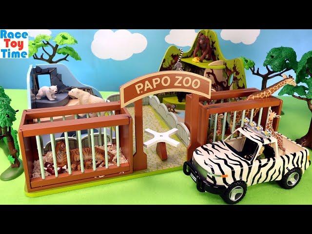 Animal Zoo Papo Playset Plus Fun Wildlife Animals Toys For Kids