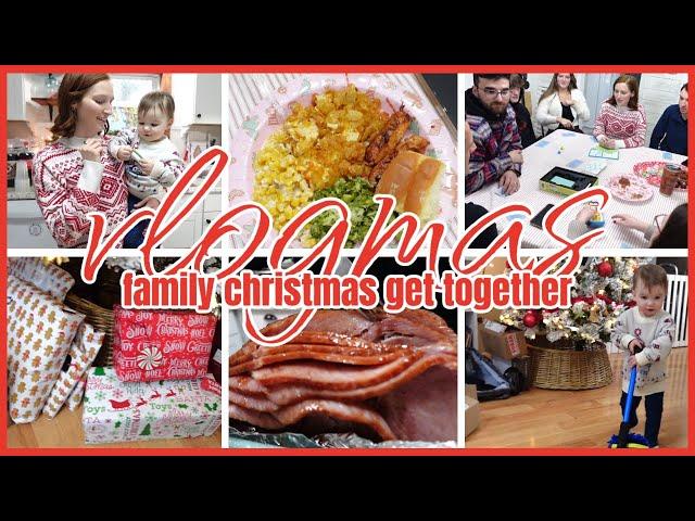 12 DAYS OF VLOGMAS DAY 11 / FAMILT CHRISTMAS GET TOGETHER - FOOD - GAMES - GIFTS