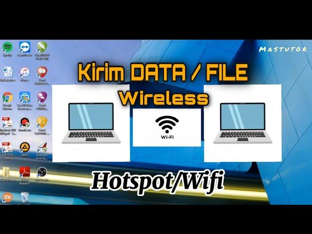 SHARING DATA, FILE PAKE WIFI ANTAR LAPTOP #MasTutor