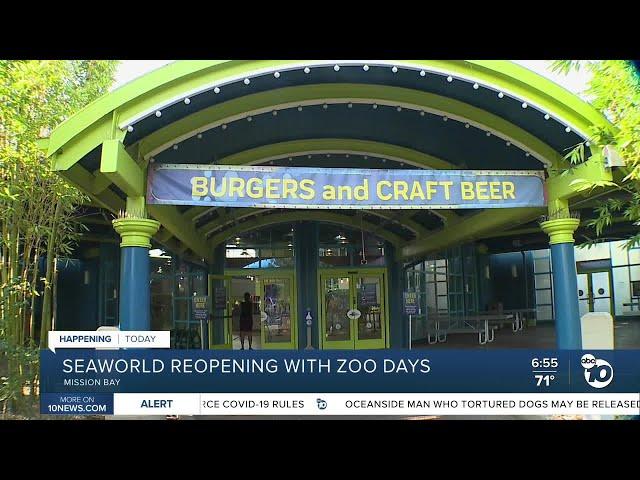 SeaWorld San Diego reopening with restrictions