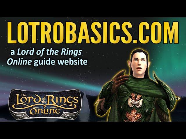 Introducing lotrobasics.com - A LOTRO Guide Website and the Story Behind It