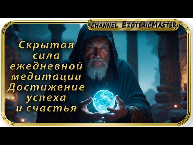 Достижение Финансов, Успеха и Счастья, в скрытой силе ежедневной медитации