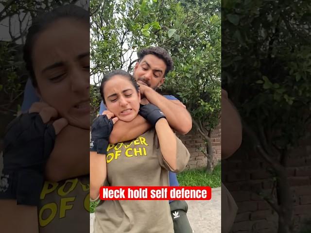 Neck hold self defence #youtube #selfedefense #njclan