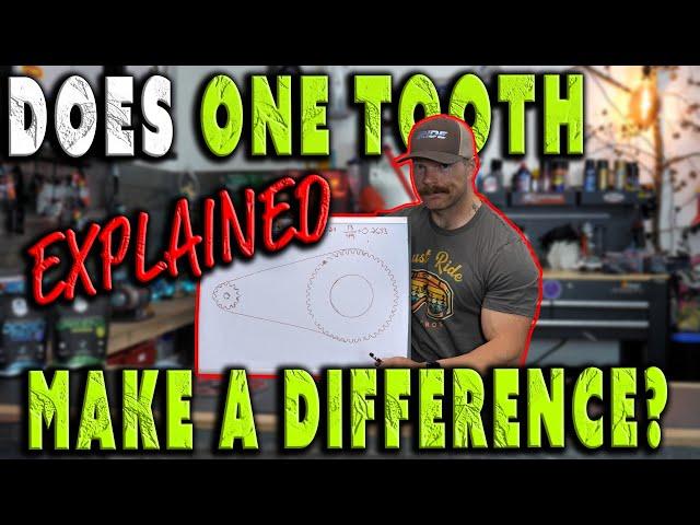 Does ONE TOOTH REALLY MATTER?  - Gearing EXPLAINED