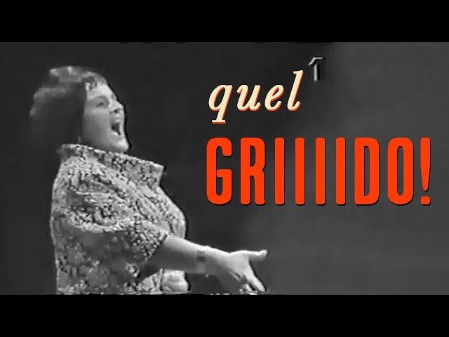 Birgit Nilsson's shockingly easy high notes. In questa reggia [Turandot] - 1962