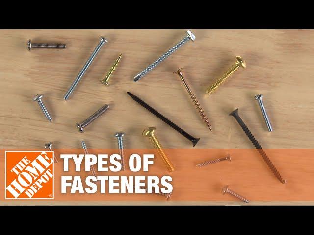 Types of Fasteners | The Home Depot