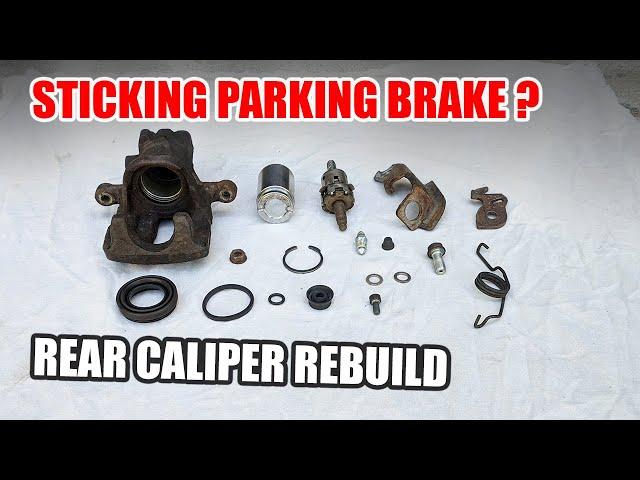 How To Rebuild Rear Brake Caliper | Honda Accord 2.2i-CTDi