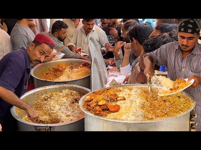 AL-REHMAN BIRYANI KHARADAR, KARACHI | ROADSIDE FAMOUS MASALA BIRYANI | STREET FOOD CHICKEN BIRYANI