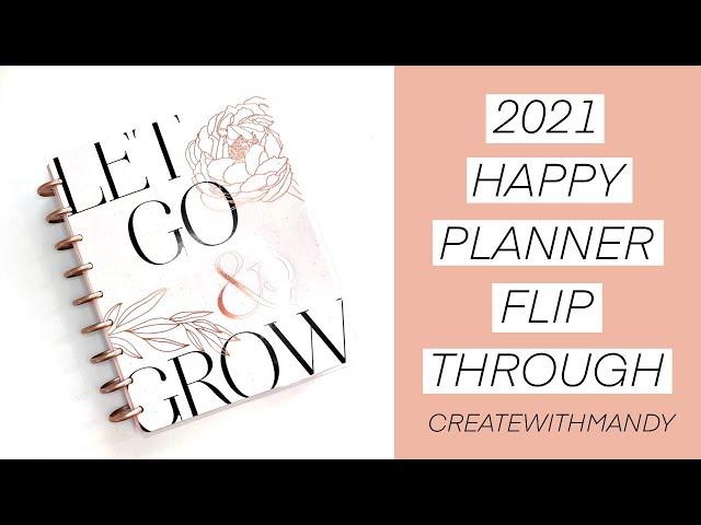 2021 Happy Planner Flip Through // CreatewithMandy